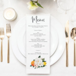 Magnolia Citrusのメ結婚ニューと感謝 招待状