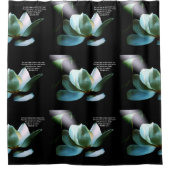 Magnolia Closeup Spotlight Matthew 5:16 シャワーカーテン (正面)