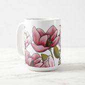 Magnolia Dreams Coffee Mug コーヒーマグカップ (正面左)