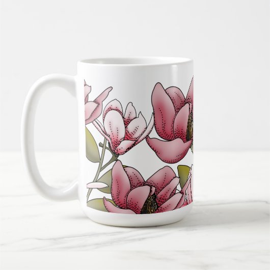 Magnolia Dreams Coffee Mug コーヒーマグカップ (左)