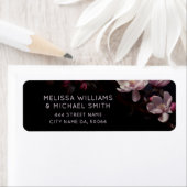 Magnolia Floral Dark Moody  ラベル (インサイチュ)