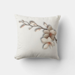  Magnolia Flower Minimalist Zen クッション