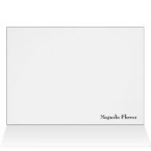 Magnolia Flower on Black (内部横(上))