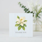 Magnolia Flower Painting Thank You 招待状 (スタンド正面)