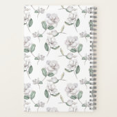 Magnolia Flower Personalized Journal Notebook ノートブック (裏面)