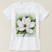 Magnolia flower tシャツ (デザイン正面)