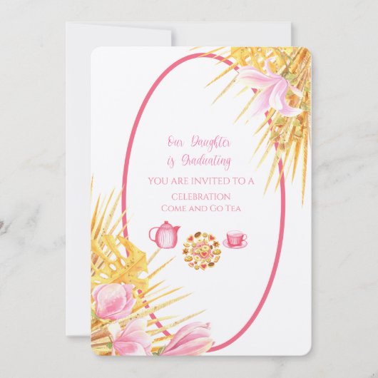 Magnolia Frame娘がリネン1を卒業 招待状 (正面)