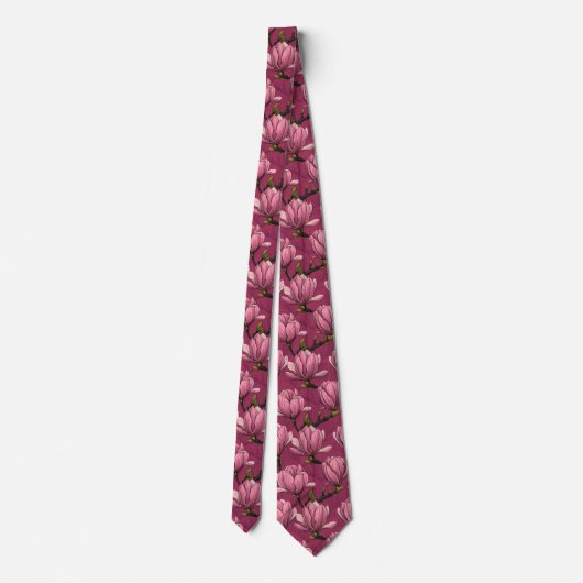 Magnolia garden neck tie ネクタイ (裏面)
