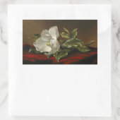 Magnolia Grandiflora by Martin J. Heade 長方形シール (バッグ)