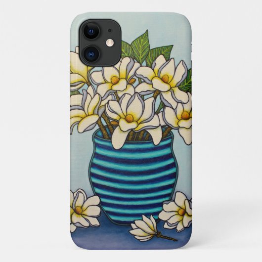 Magnolia Grandiflora iPhone Case by Lisa Lorenz Case-Mate iPhoneケース (裏面)