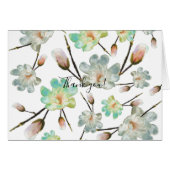 Magnolia Pattern Thank you Notecard (正面横)