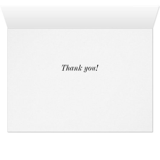 Magnolia Pattern Thank you Notecard (内部横(下))