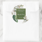 Magnolia Perfume Label ラウンドシール (バッグ)