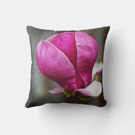 Magnolia Pink Full Bloom クッション (裏面)