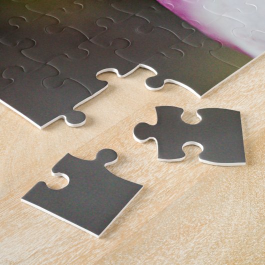 Magnolia Pink Full Bloom ジグソーパズル (側面)