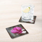 Magnolia Pink Full Bloom スクエアペーパーコースター (インサイチュ)