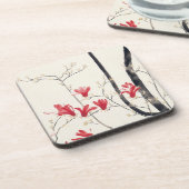 Magnolia Tree by Kobayashi Kokeiヴィンテージ自然 コースター (左側)