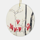 Magnolia Tree by Kobayashi Kokeiヴィンテージ自然 セラミックオーナメント (左)