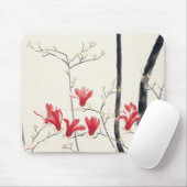 Magnolia Tree by Kobayashi Kokeiヴィンテージ自然 マウスパッド (マウス)
