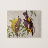 Magnolia Warbler Painting by Louis Agassiz Fuentes ジグソーパズル (横)