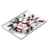 Magnolia - Watercolor flowers ノートブック (左側)