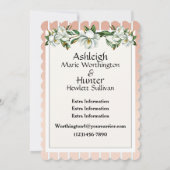 Magnolias -A'sのための素敵な結婚一日 – 招待状 (裏面)