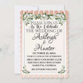 Magnolias -A'sのための素敵な結婚一日 – 招待状