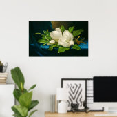 Magnolias - Martin Johnson Headeファインアートポスター ポスター (ホームオフィス)