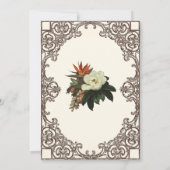 Magnolias n Bird of Paradise – カスタムウェディング 招待状 (裏面)