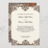 Magnolias n Bird of Paradise -結婚式招待状 招待状 (正面/裏面)