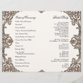 Magnolias n Bird of Paradise -結婚式 プログラム (裏面)