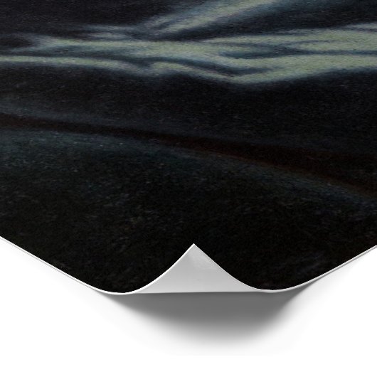 Magnolias on Light Blue by Martin Johnson Heade ポスター (角)