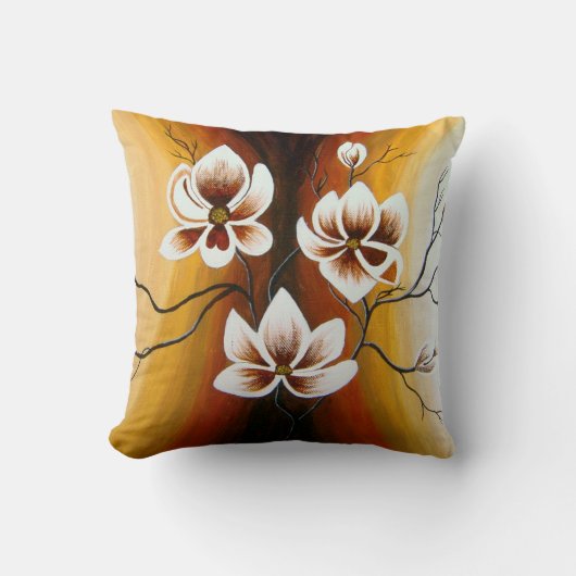 Magnolien, Acryl - クッション (正面)