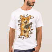Magnum Corgi I - Scroll Border Tシャツ (正面)