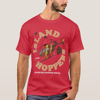 Magnum PIs Island Hoppers Helicopter Charter Servi Tシャツ