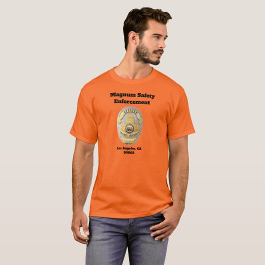 Magnum Safety Enforcement  Tシャツ (正面フル)