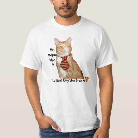 Magoo氏か。 前部はティー味方しました tシャツ (正面)