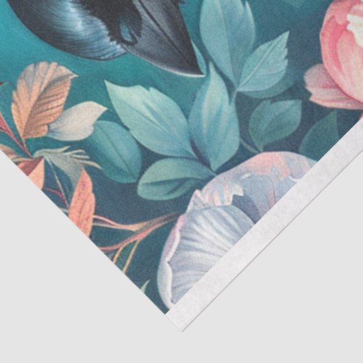 Magpieエレガンスフローラ背景デコページ 薄葉紙 (詳細)