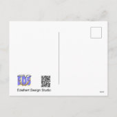 Magpie in the Snow DIY Postcard シーズンポストカード (裏面)