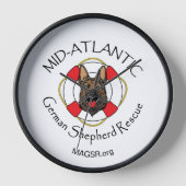 MAGSRロゴの壁時計 壁時計 (正面)