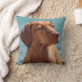 MagyarのVizsla犬 クッション (ブランケット)