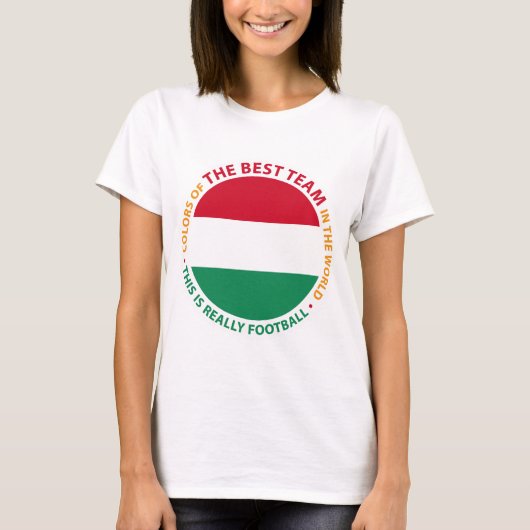 Magyarország Hungary Art Shield Tシャツ (正面)