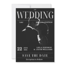 Magzineユニークおもしろい写真Save the Date 結婚's