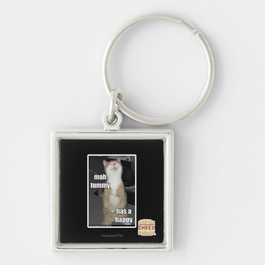 Mahのおなかに幸せのがあります キーホルダー (正面)