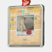 mahのタンゴを練習するIz メタルオーナメント (左)