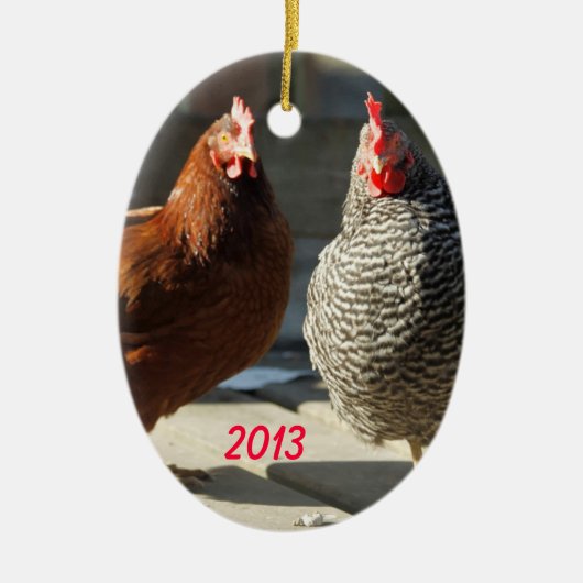 Mah Chikkens セラミックオーナメント (正面)