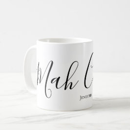 Mah Coffee おもしろい オリジナル 麻雀 スクリプト コーヒーマグカップ