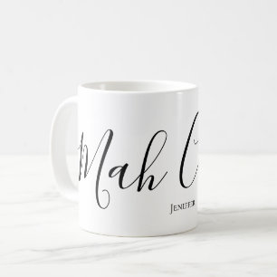 Mah Coffee おもしろい オリジナル 麻雀 スクリプト コーヒーマグカップ