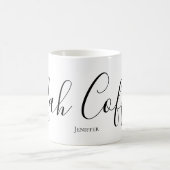 Mah Coffee おもしろい オリジナル 麻雀 スクリプト コーヒーマグカップ (中央)