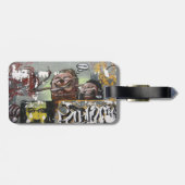 Mah coza, Graffiti，スペインのラゲージタグレザーストラップ ラゲッジタグ (裏面横)